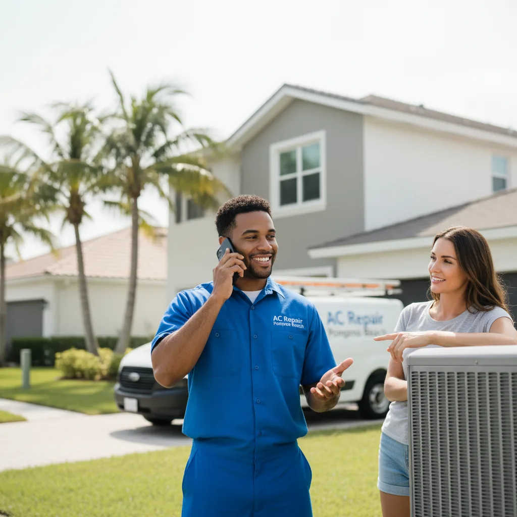 AC Repair Pompano Beach customer support in Albertson